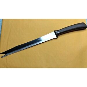 Vintage Quikut Stainless Serrated 8" Blade Bread Knife USA